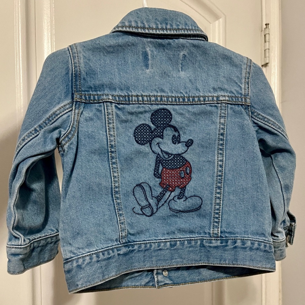 Toddler GAP Disney Mickey Mouse Icon Denim Jacket